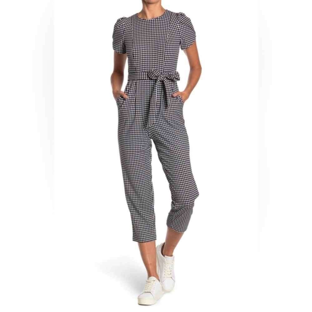 Stylish Black and White Jumpsuit